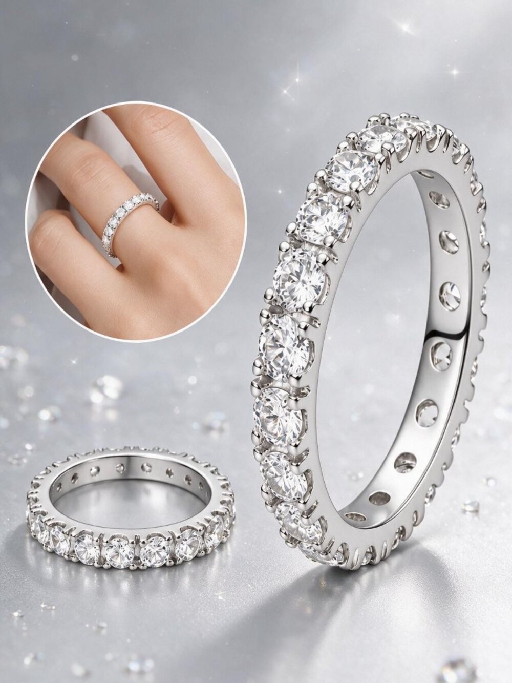 Eternity Band Ring β Size 6